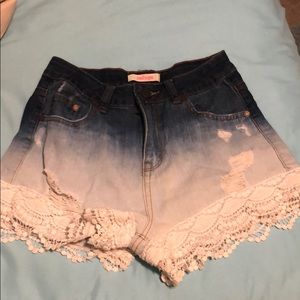 Charlotte Russe Jean shorts